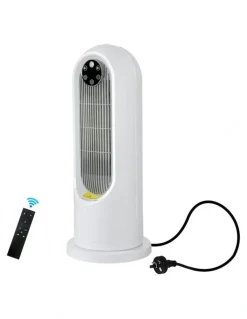 Spector Electric Ceramic Space Heater Mini Fan Room 1200W in White