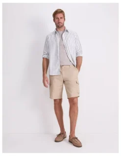 Sportscraft Cargo Short in Limestone