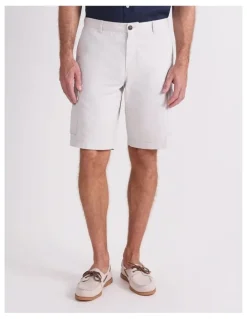 Sportscraft Cargo Short in White
