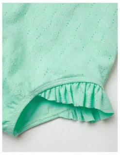 Sprout Broderie Swimwear in Mint