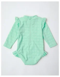 Sprout Broderie Swimwear in Mint