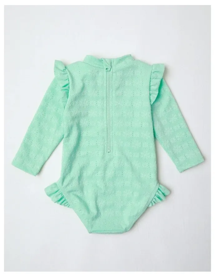 Sprout Broderie Swimwear in Mint