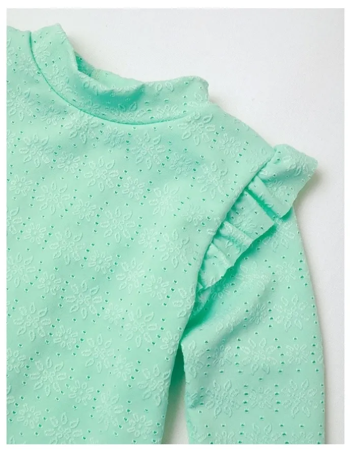 Sprout Broderie Swimwear in Mint
