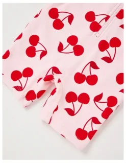 Sprout Cherry Frill Swimwear in Blush