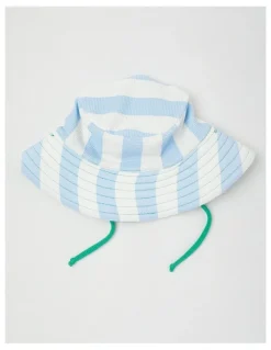 Sprout Crocodile Stripe Swimwear in Emerald