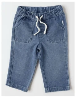 Sprout Denim Pants in Blue