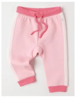 Sprout Essential Colour Block Trackpants Blushing in Bride