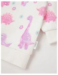 Sprout Essential Dino Sweat Top In Lavender