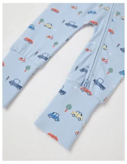 Sprout Essential Jersey Cars Coverall in Kentucky Blue