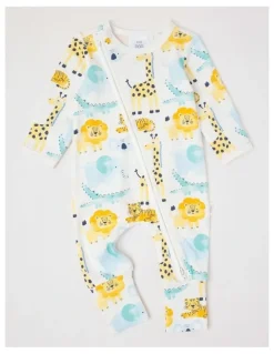 Sprout Essential Jersey Safari Coverall in Bright White