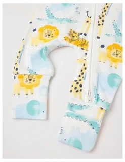 Sprout Essential Jersey Safari Coverall in Bright White
