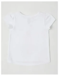 Sprout Essentials Animal Stack T-Shirt in White