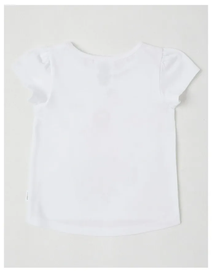 Sprout Essentials Animal Stack T-Shirt in White