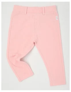 Sprout Essentials Solid Leggings in Pale Pink