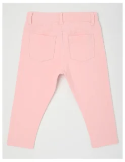 Sprout Essentials Solid Leggings in Pale Pink