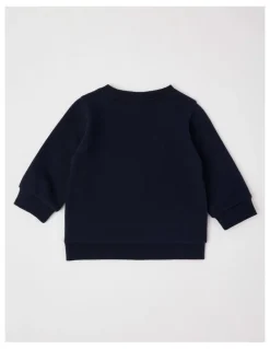 Sprout Essential Team Dino Sweat Top In Navy