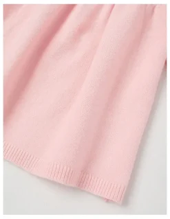 Sprout Fully Fashion Knit With Headband Dress in Blush