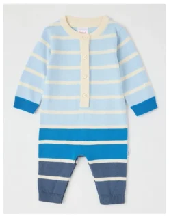 Sprout Fully Fashion Ombre Coverall in Bone