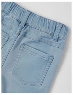 Sprout Knit Denim Shorts in Denim
