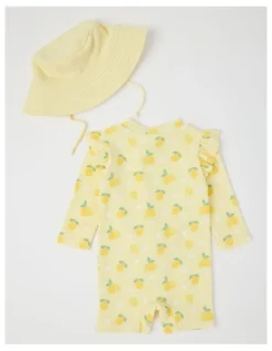 Sprout Lemon Daisy Swimwear in Yellow