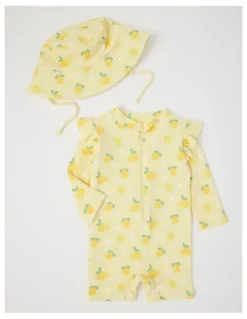 Sprout Lemon Daisy Swimwear in Yellow