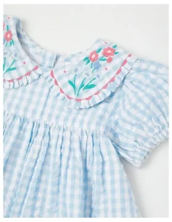 Sprout Peter Pan Pocket Dress in Light Blue