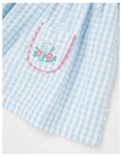 Sprout Peter Pan Pocket Dress in Light Blue