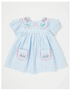 Sprout Peter Pan Pocket Dress in Light Blue