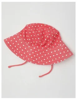Sprout Polka Dot Cherry Swimwear in Rose Red
