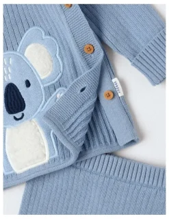Sprout Raglan Koala Top & Legging Set in Mid Blues