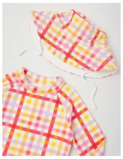 Sprout Rainbow Gingham Swimwear in Assorted