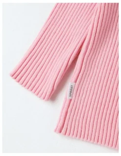 Sprout Rib Jumper in Pale Pink