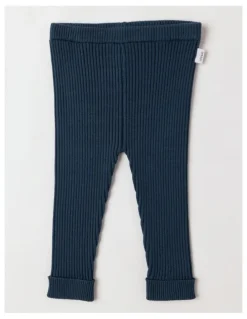 Sprout Rib Leggings in Dark Denim