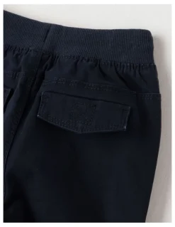 Sprout Rib Waist Chino Pants in Navy