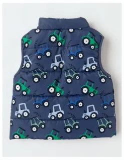 Sprout Sherpa Lined Vest in Navy