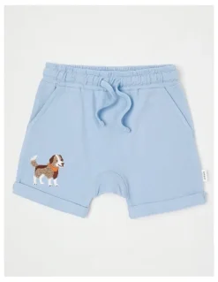 Sprout Solid Dog Shorts Bluestone