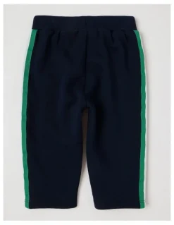 Sprout Spliced Side Trackpants in Navy