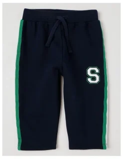 Sprout Spliced Side Trackpants in Navy