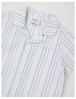 Sprout Stripe Seersucker Shirt in Assorted