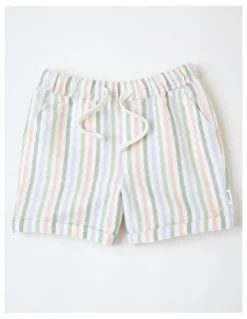Sprout Textured Stripe Short in Multi