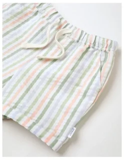 Sprout Textured Stripe Short in Multi