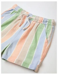 Sprout Textured Stripe Short in Multi