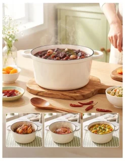 5 Star Chef 5-Star Chef 3.8L Enameled Cast Iron Dutch Oven Pot with Lid for Sourdough Bread Baking