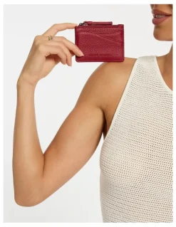 Status Anxiety Hearts Still Beating Credit Card Holder in Rouge