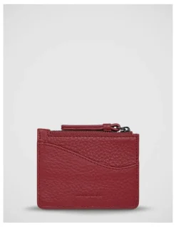 Status Anxiety Hearts Still Beating Credit Card Holder in Rouge