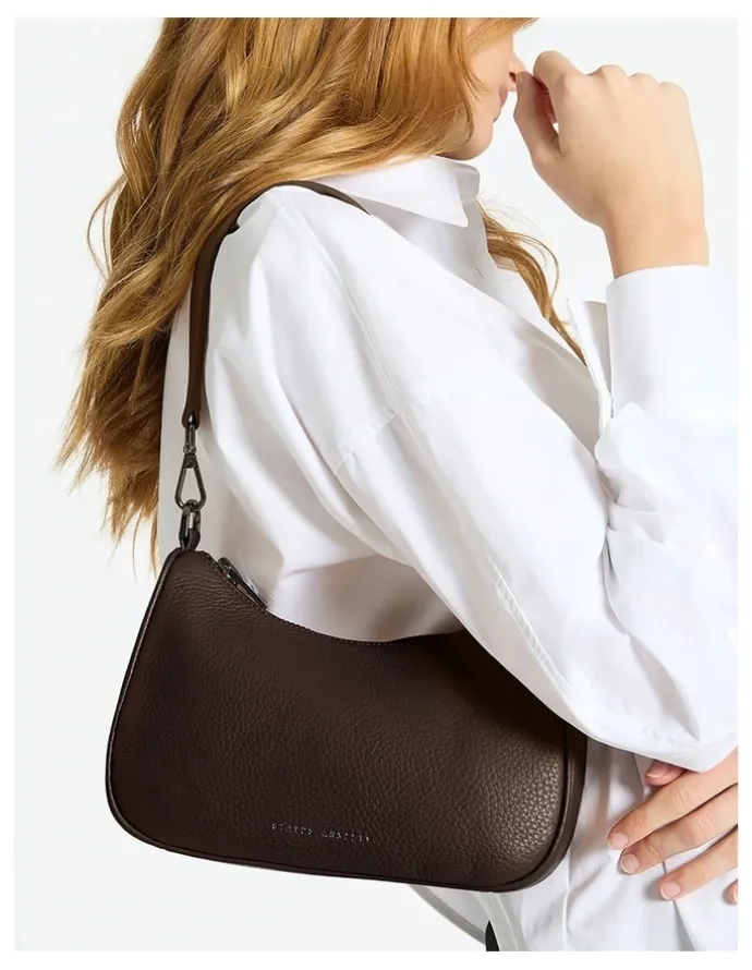 Status Anxiety Look Both Ways Crossbody Bag in Brown
