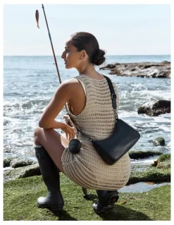 Status Anxiety Look Both Ways Crossbody Bag in Black