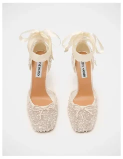 Steve Madden Larina-Seq Dress Heels in Ivory