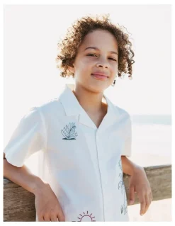 St Goliath All Day Shirt (3-7 Years) in White