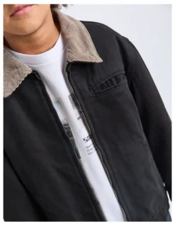 St Goliath Barn Jacket (8-16 Years) in Black